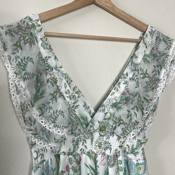 HOUSE OF HARLOW 1960 Tiered Chiffon Maxi Dress Small NWT - Picture 5 of 10